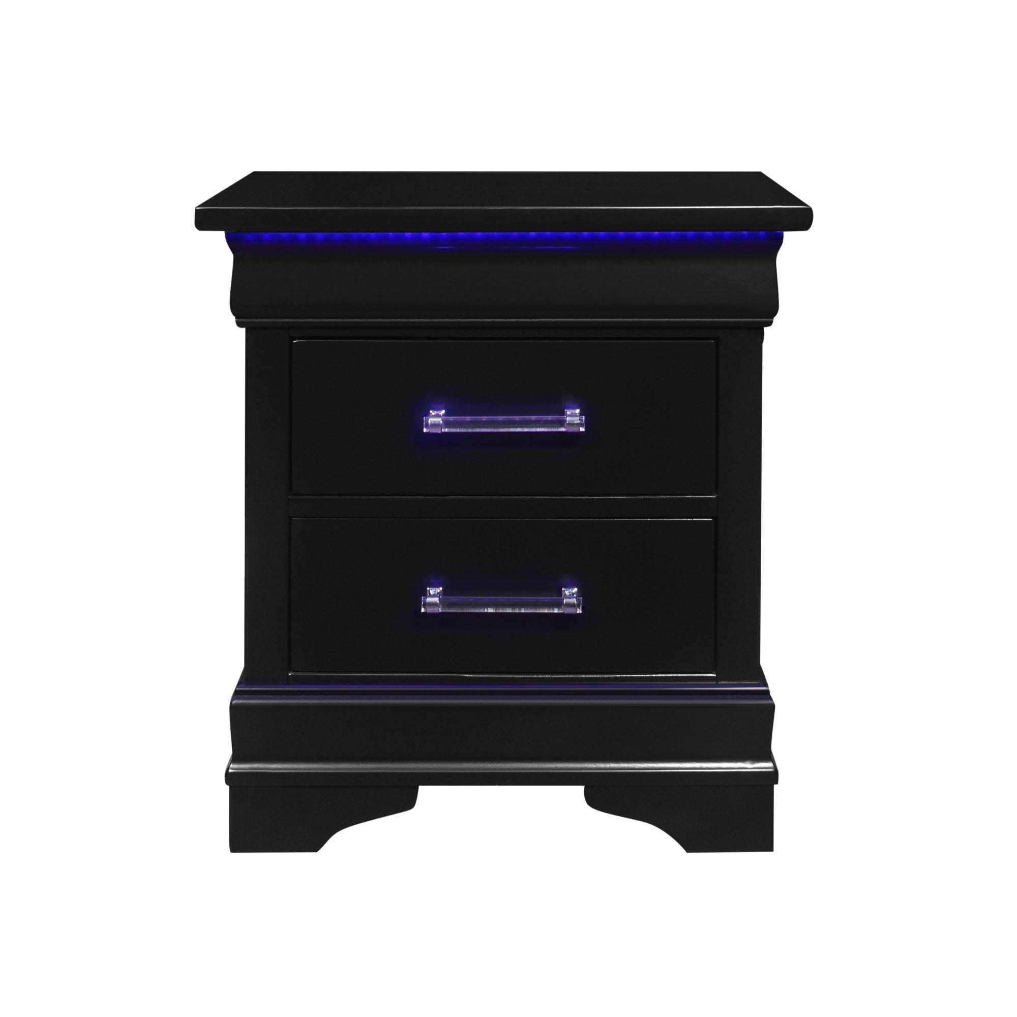 Global Furniture Usa Charlie Black Nightstand